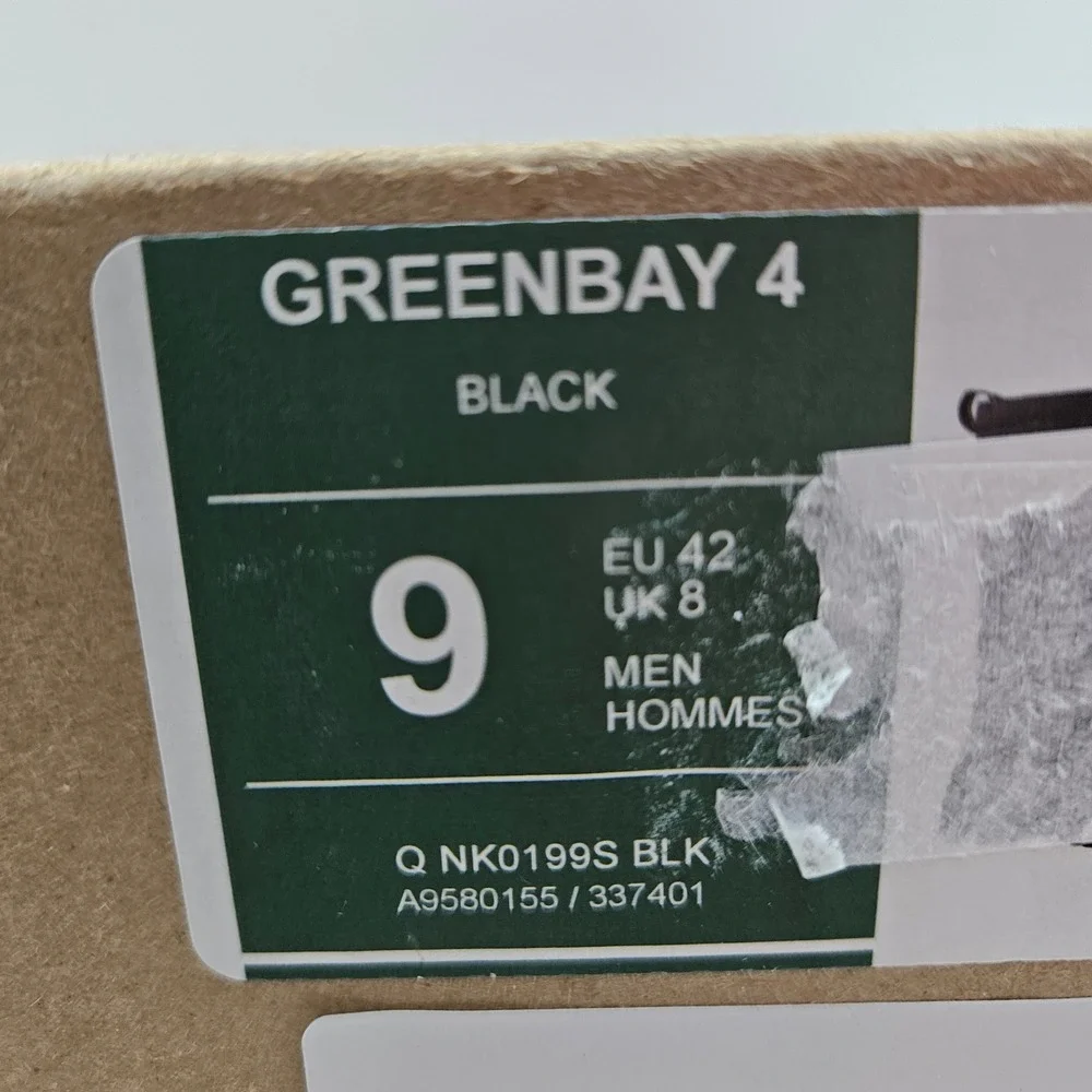 Kamik Greenbay 4 Mens Winter Boot Black Waterproof Snow Boots Size 9 Made in USA